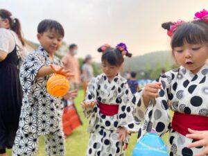 kids with Yukata